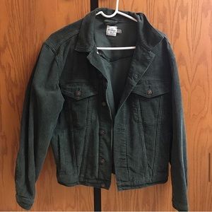 Princess Polly Green Corduroy Jacket